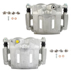 Front Brake Calipers with Bracket Pair for Ford F-350 Super Duty (2005-2010)