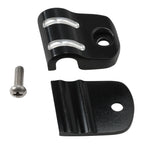 Clutch Cable Clip for Harley Fat Boy Deluxe Slim (2000–2017) - Black Aluminum