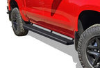 Running Boards 6in Black for Silverado Sierra Double Cab (2019–2026)