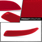 Right Rear Bumper Reflector Light for BMW X5 E70 (2007–2013) Red