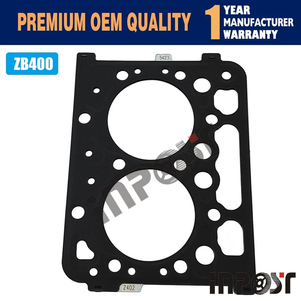 Cylinder Head Gasket for Kubota ZB400 Z400 (Metal)