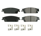 Rear Brake Kit 345mm Disc & Akebono ProACT Ceramic Pads for Cadillac Chevrolet GMC