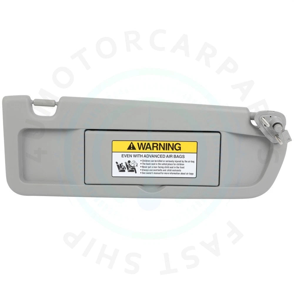 Right Gray Sun Visor for Honda Civic (2006–2008)