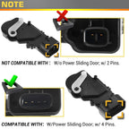Right Sliding Door Lock Actuator for Toyota Sienna (1998-2003)