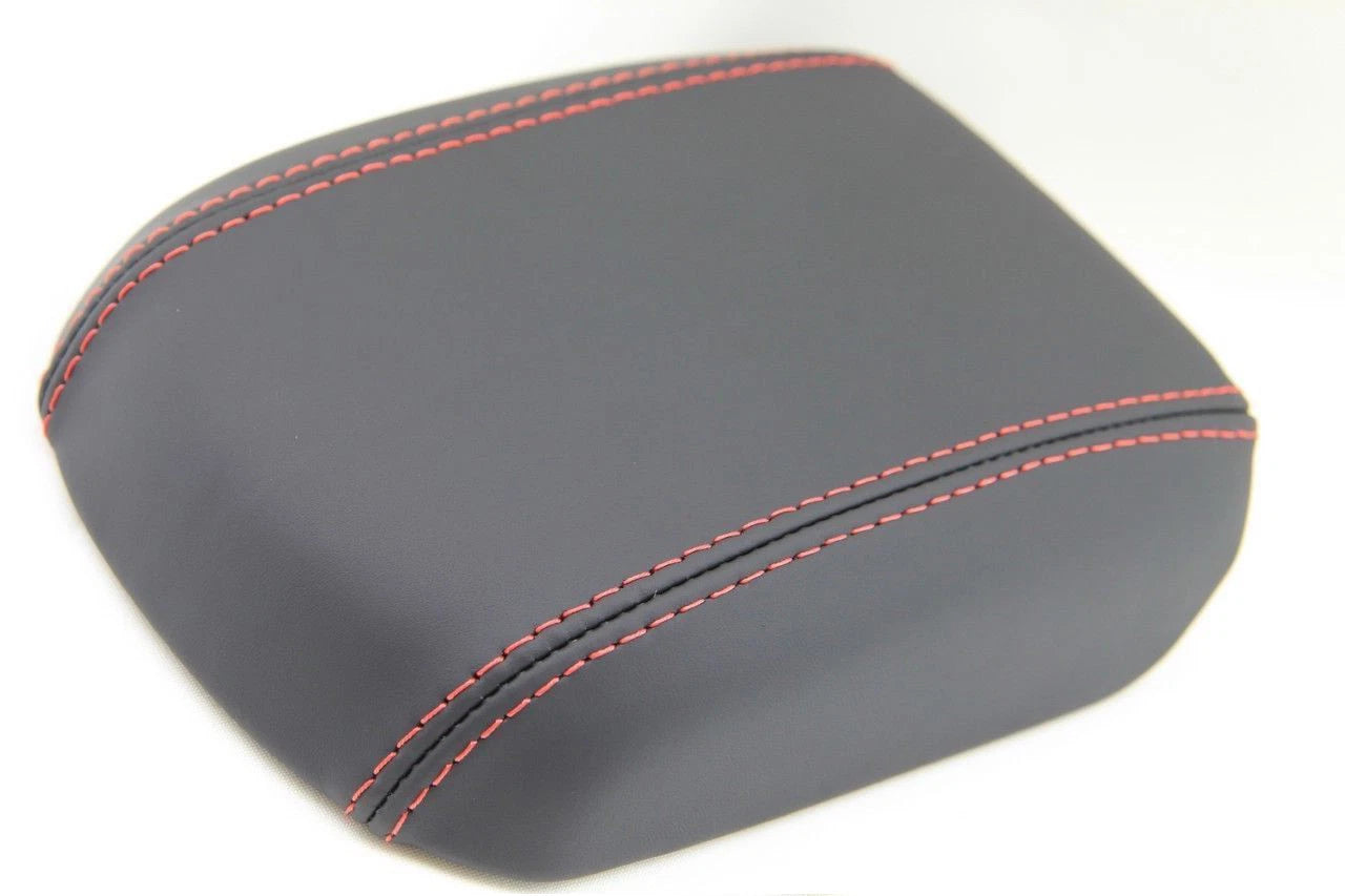 Center Console Armrest Cover for Chevrolet Cruze (2011–2015) Red Stitch