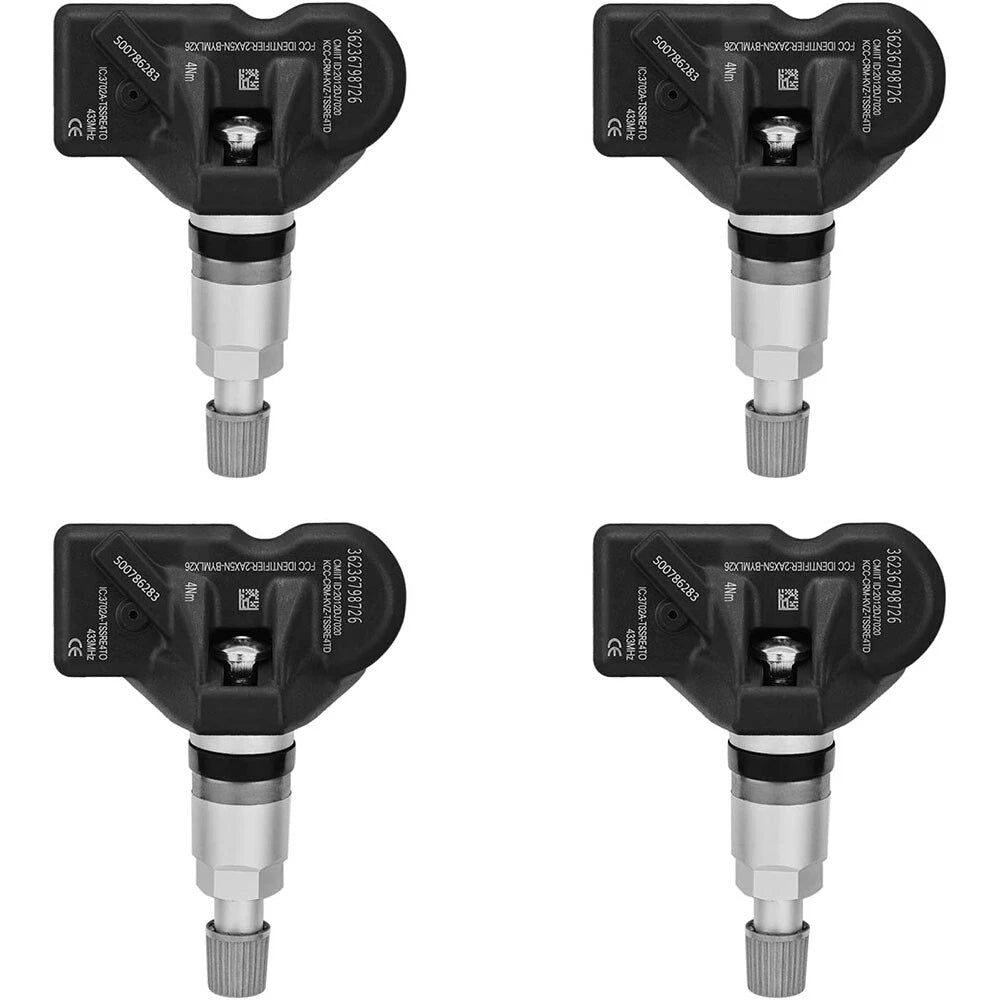 Set of 4 TPMS Tire Pressure Sensors for BMW 760Li (2006–2010)