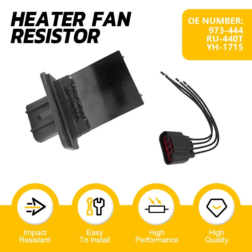 HVAC Heater Blower Motor Resistor for Ford F-150 F250 F350 Super Duty (2004–2013)