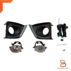 Fog Lamp Cover for Toyota Corolla ZRE172 SX Sedan 2013-2016 Black