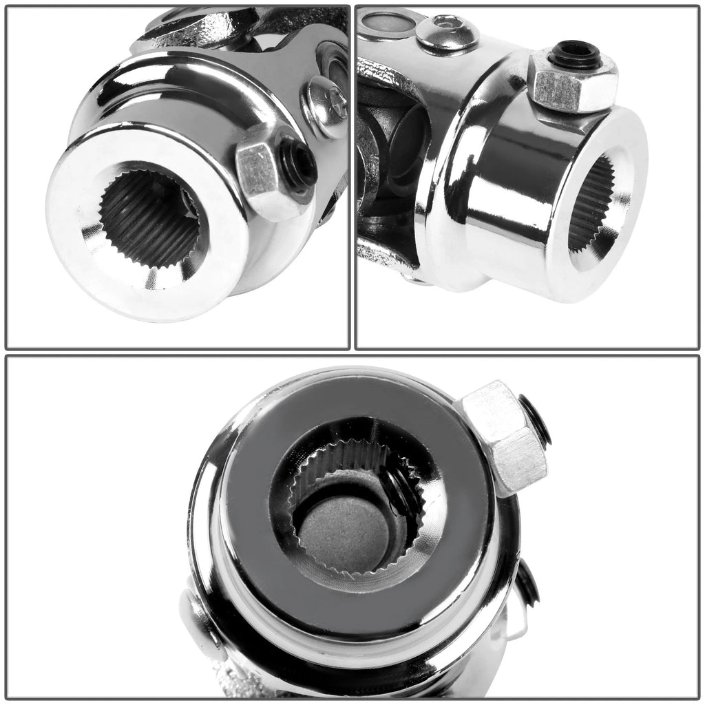 Steering Shaft U-Joint for Universal Applications (5/8" 36 Spline, 3/4" DD)