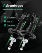 Front Pair Shocks Struts Suspension Kit for Toyota Avalon (2013–2018)