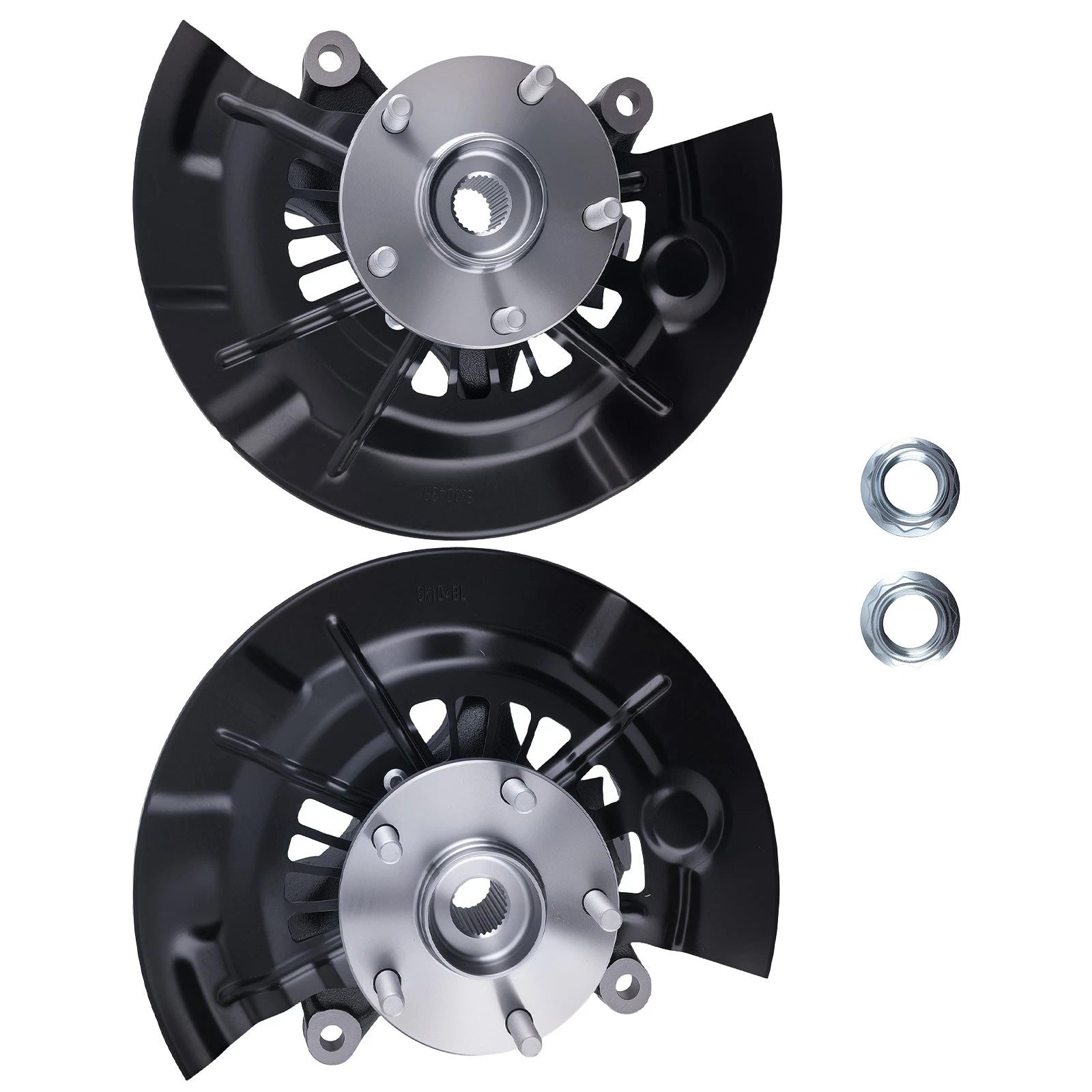 2X Front Steering Knuckle & Wheel Hub Bearing for Toyota Camry (2018–2023) 698-383
