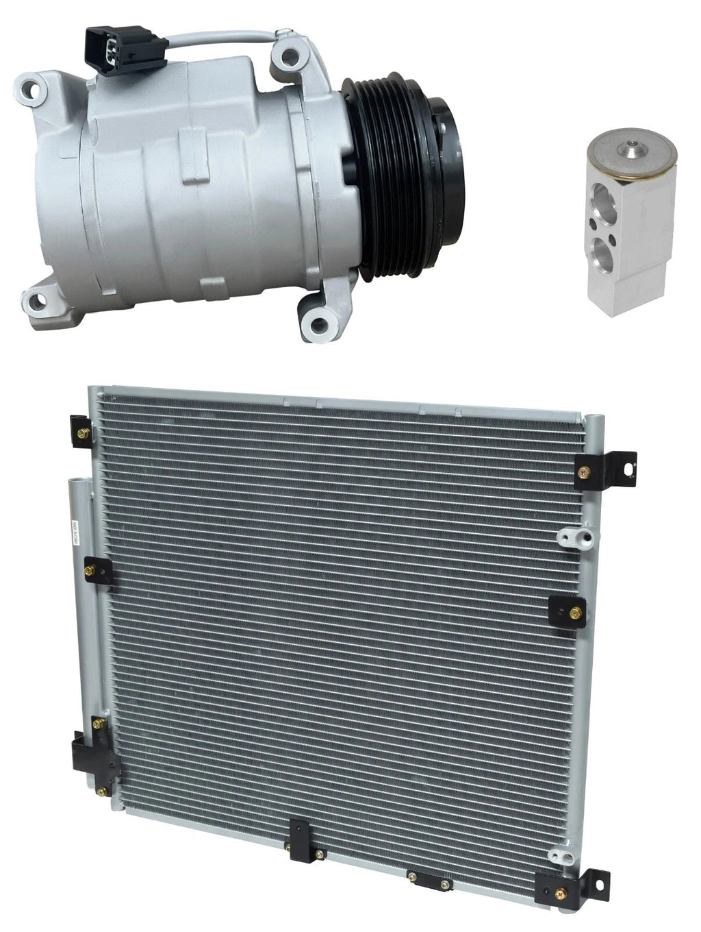 AC Compressor Kit With Condenser for Cadillac SRX 3.6L (2007-2009)