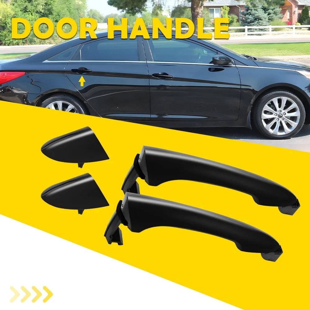 Pair of Exterior Door Handle Cover Trims for Hyundai Sonata (2011–2014)