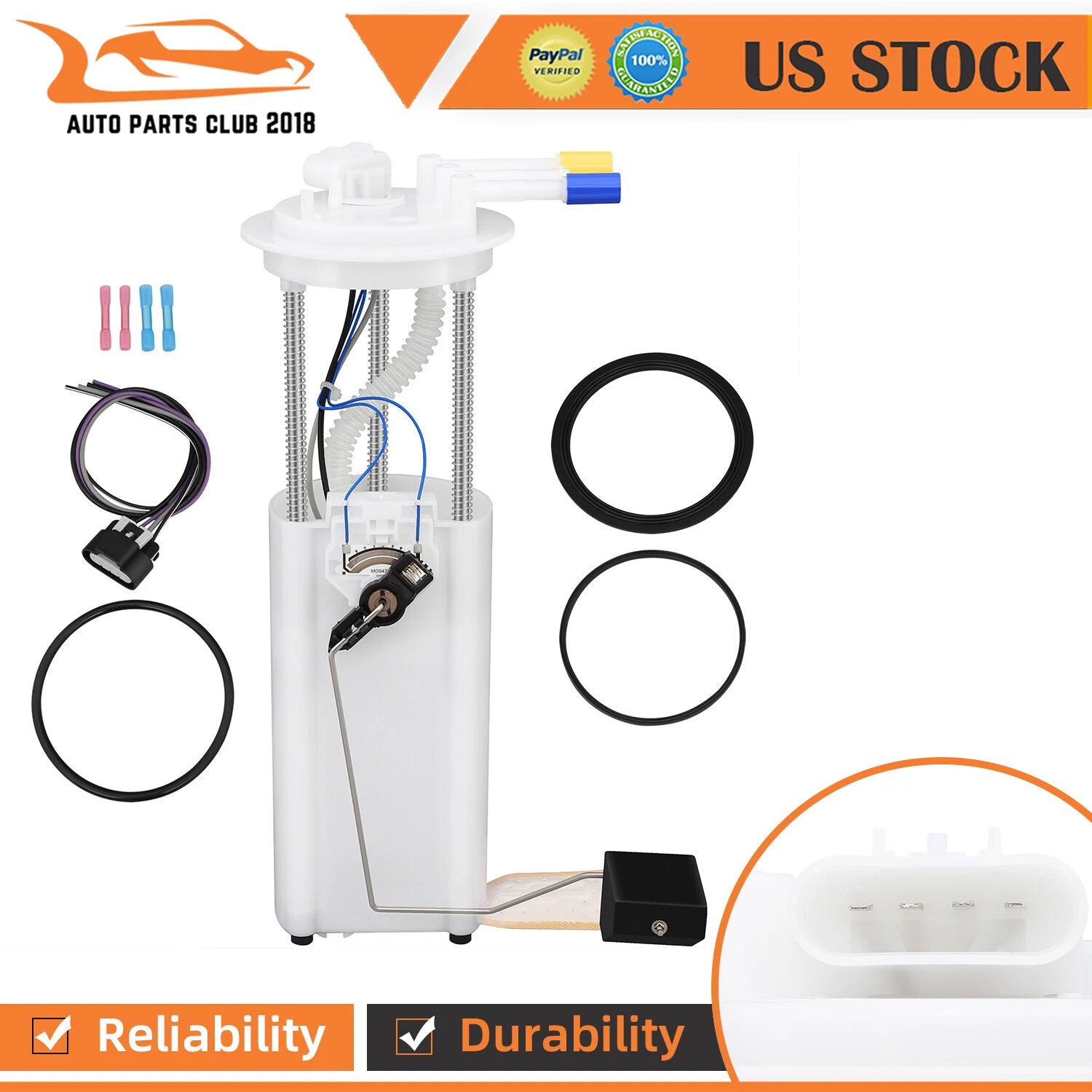 Fuel Pump Assembly for Pontiac Bonneville, Buick LeSabre V6 3.8L (2000–2005) E3518M