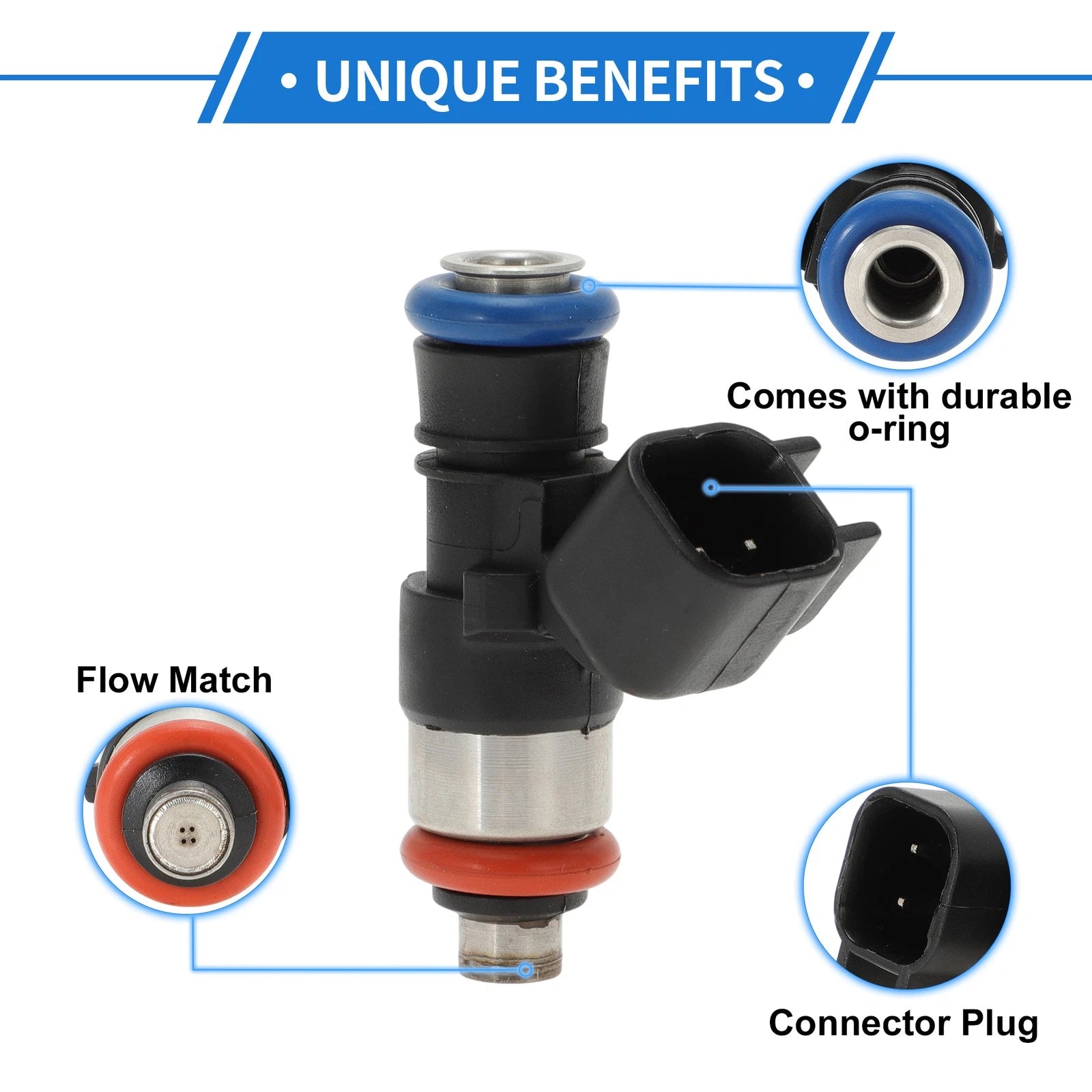 1pc Fuel Injector No.0280158189/9L8Z9F593A for Ford Escape (2009–2012)