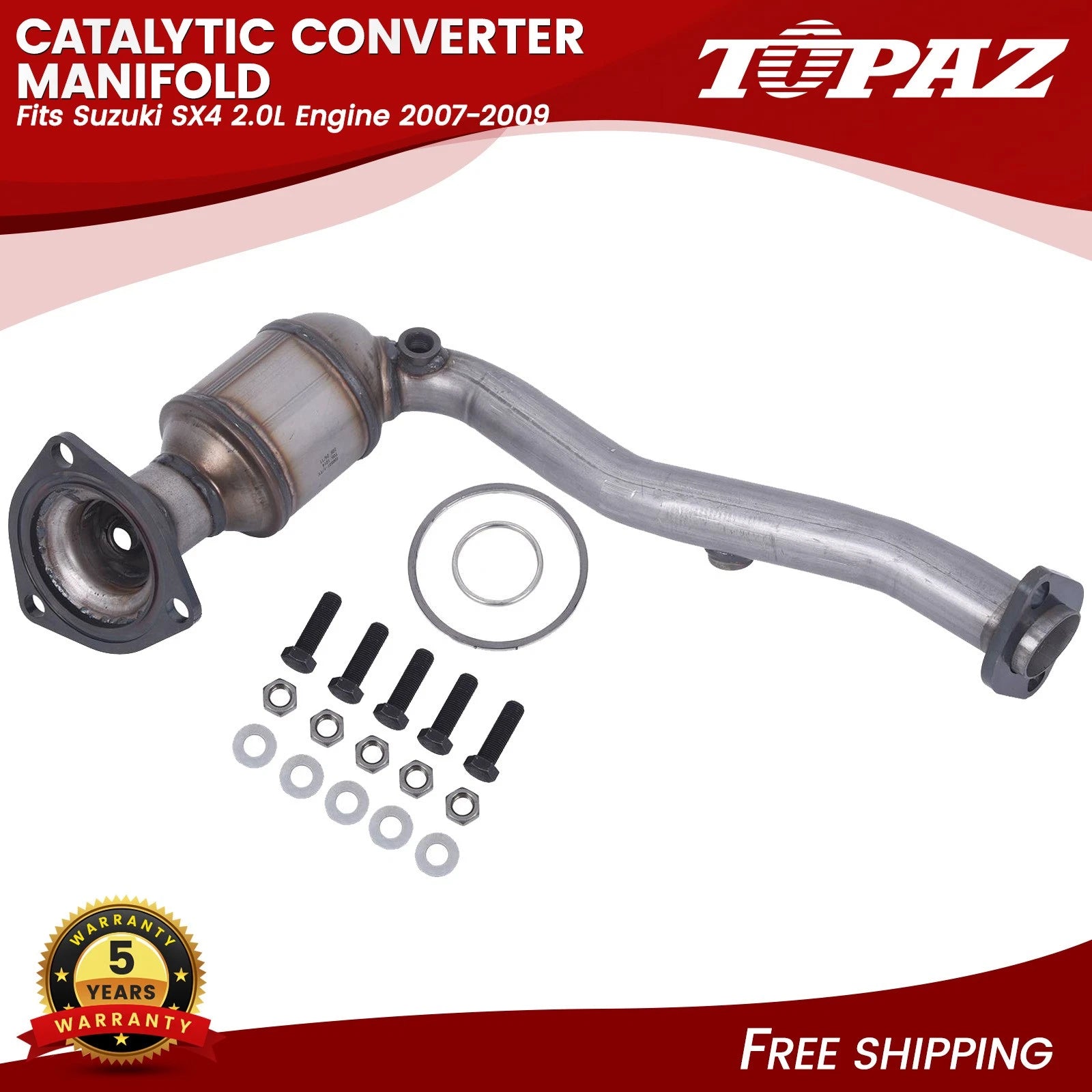 Catalytic Converter for Suzuki SX4 (2007–2009)