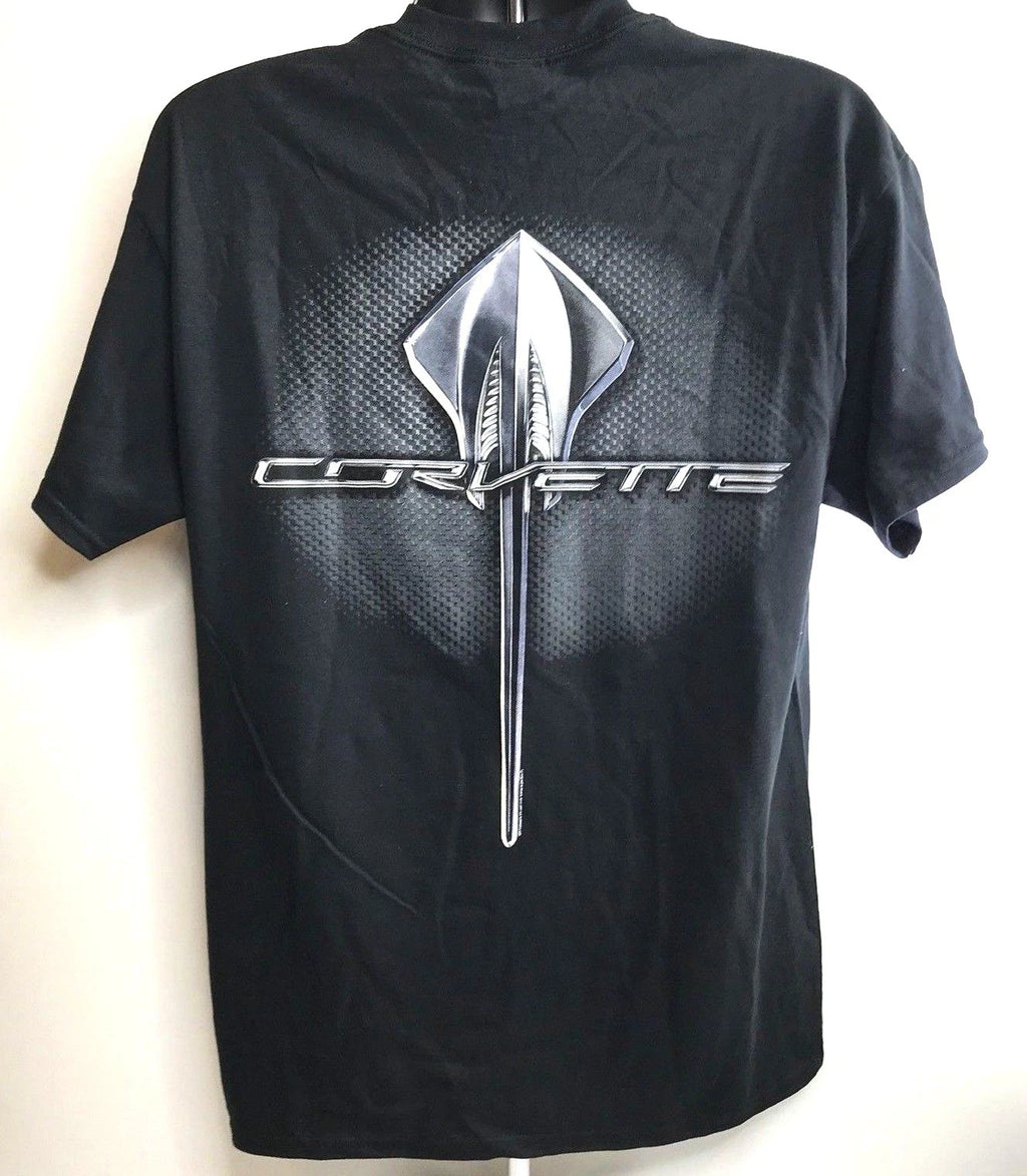 Corvette C7 T-Shirt Black for Chevrolet Corvette C7 (2014–2019)