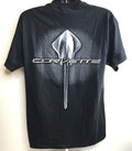 Corvette C7 T-Shirt Black for Chevrolet Corvette C7 (2014–2019)
