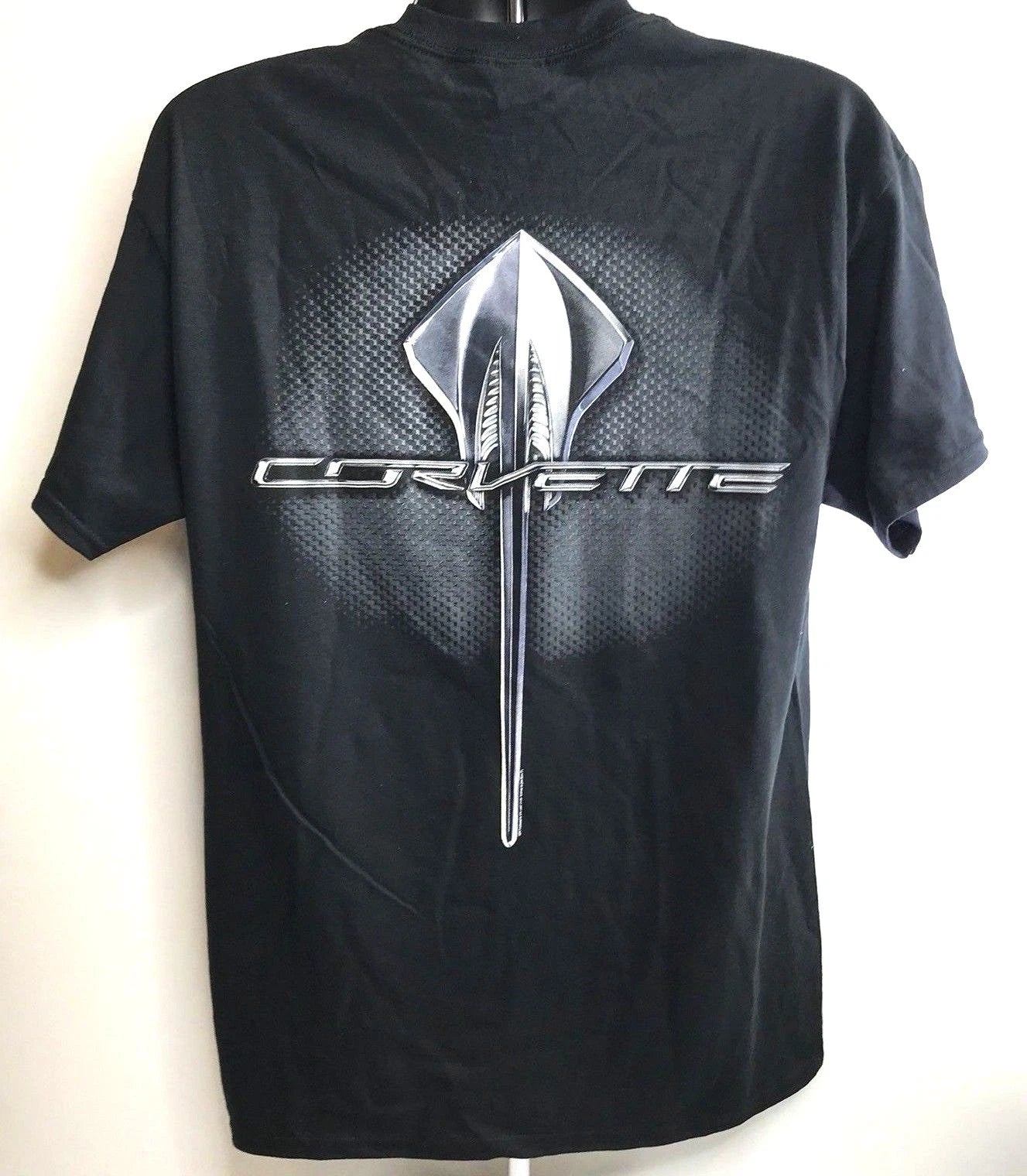 Corvette C7 T-Shirt Black for Chevrolet Corvette C7 (2014–2019)