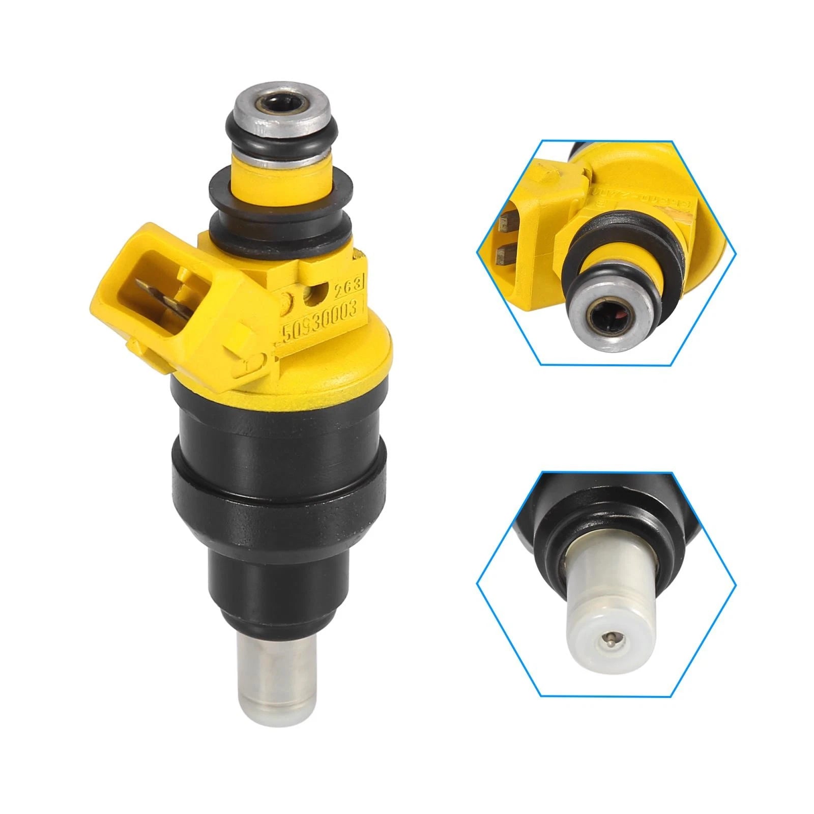 Set of 4 Fuel Injector Nozzles for Hyundai Excel (1991–1994) 35310-24010