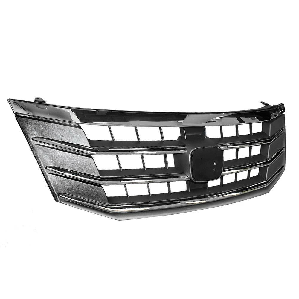 Chrome Mesh Front Upper Bumper Grille Trim for Honda Crosstour (2010–2012)