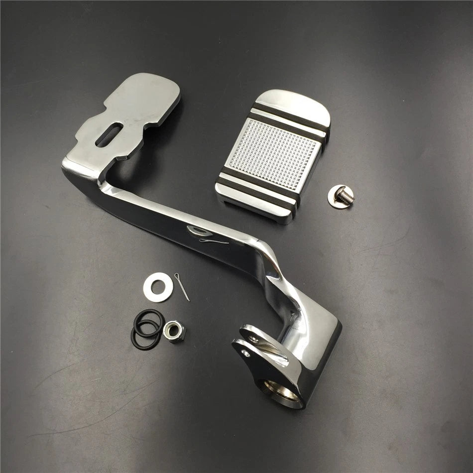 Chrome Airflow Rear Brake Pedal Foot Lever with Foot Peg for Touring (2014–Present)