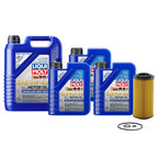 Oil Change Kit 8L Liqui Moly Leichtlauf 5W-40 for Mercedes OM648 (2000–2006)