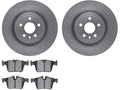Rear Brake Pad and Rotor Kit for Jaguar F-Pace (2017–2020) YF743MG