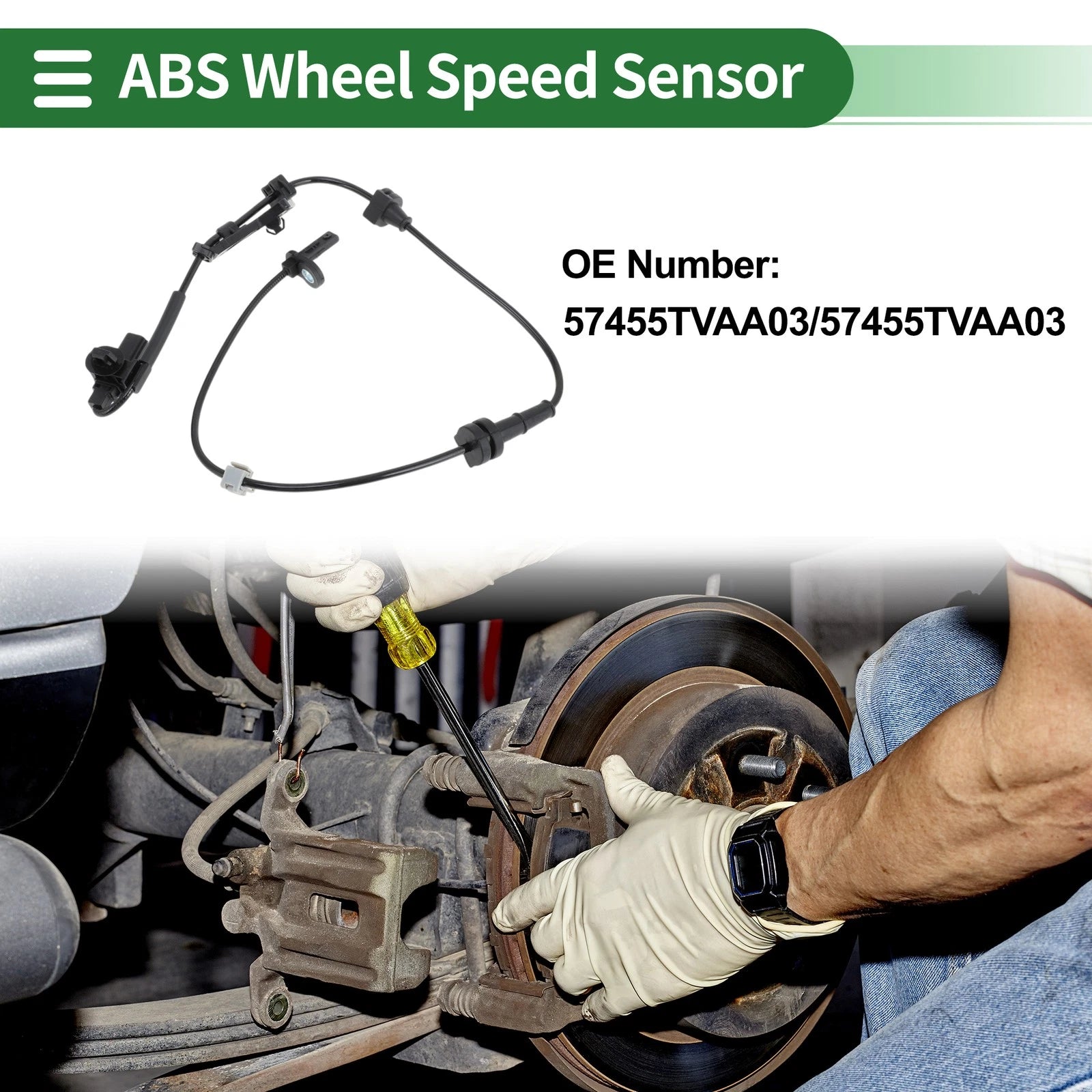 ABS Wheel Speed Sensor No. 57455TVAA03 for Honda Accord (2018–2021)