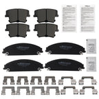 8pcs Ceramic Brake Pads Kit for Dodge Challenger (2009–2023), Avenger (2014)