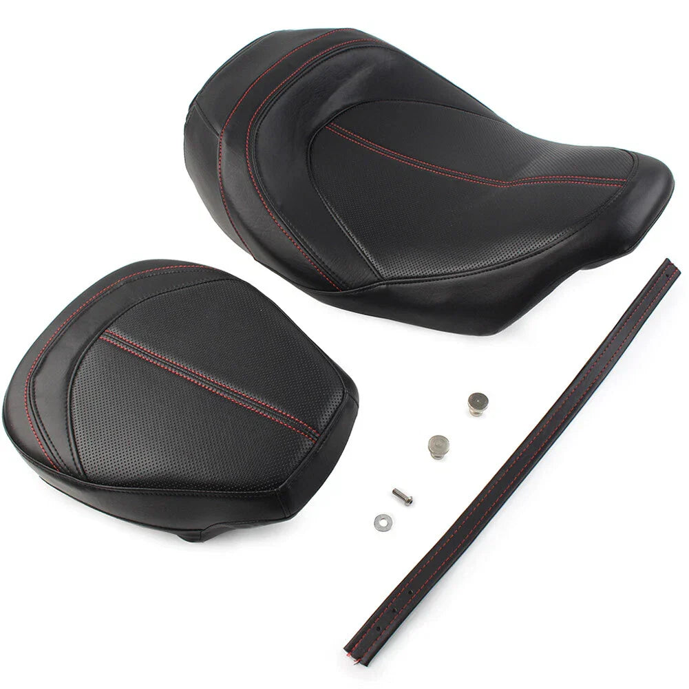 Low-Profile Driver Passenger Pillion Seat for Touring Road Glide CVO (2019-2022)