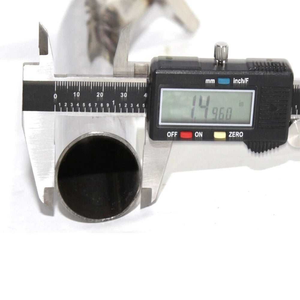 Wastegate SS Dump Tube for Turbo 38MM 35MM Pipe Actuator 2-Bolt