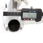 Wastegate SS Dump Tube for Turbo 38MM 35MM Pipe Actuator 2-Bolt