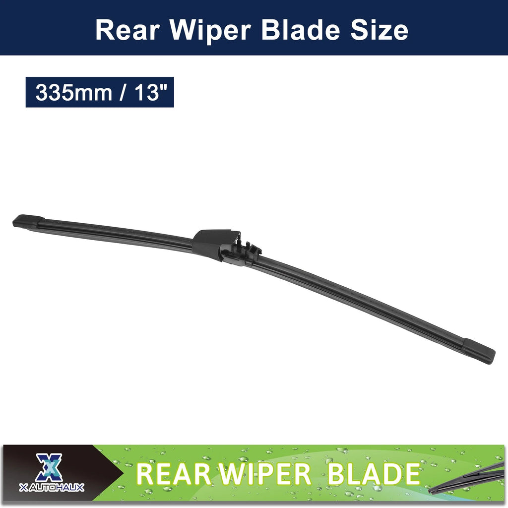 2pcs Rear Windshield Wiper Blade for Volkswagen Golf (2010–2014) 745060877086