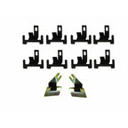 Replacement 10-Piece Windshield Lower Moulding Clip Set (See Compatible Chart)