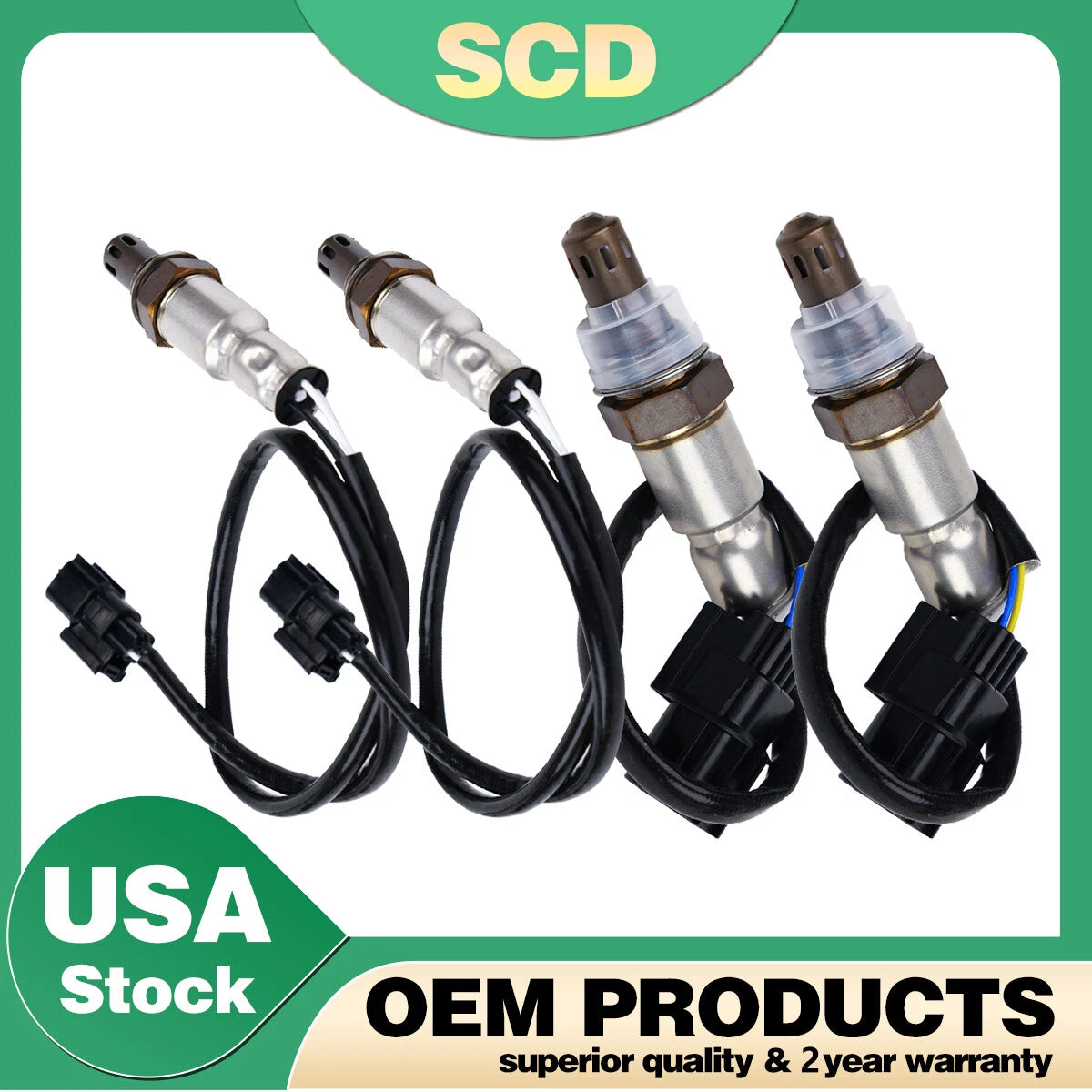 Set of 4 Oxygen Sensors for Honda Accord Pilot Acura TSX (2003–2015)