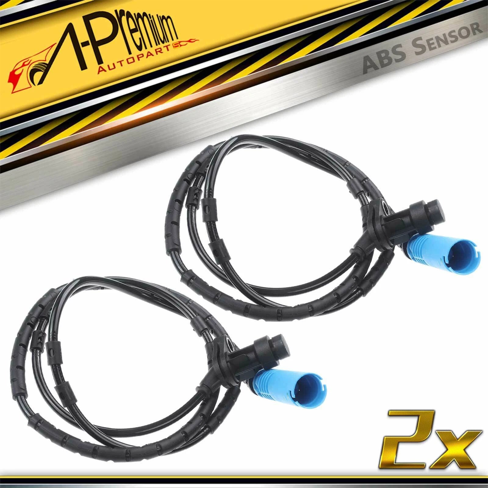 2X Rear ABS Wheel Speed Sensor for BMW E90 F30 325xi 330xi (2001–2005)