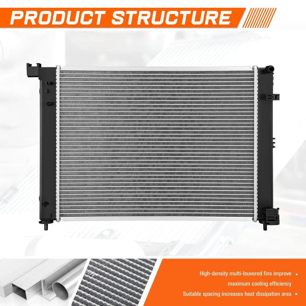 OE Style Aluminum Radiator for Nissan Sentra (2020–2025) DPI-13852