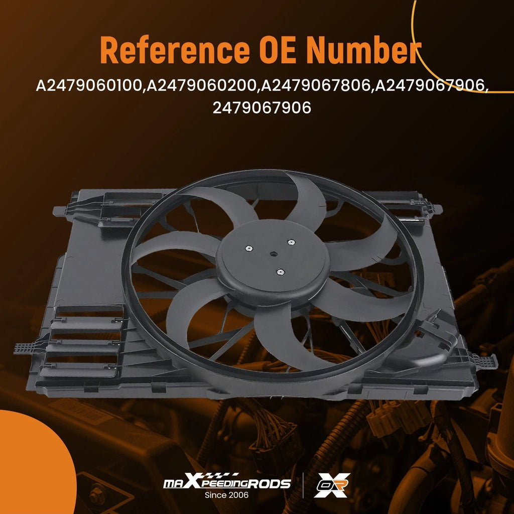 Cooling Fan Assembly for Mercedes-Benz CLA250 4Matic (2020–2023)