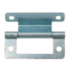 Set of 5 Steel Cranked Flush Hinges for Camping Home Utility