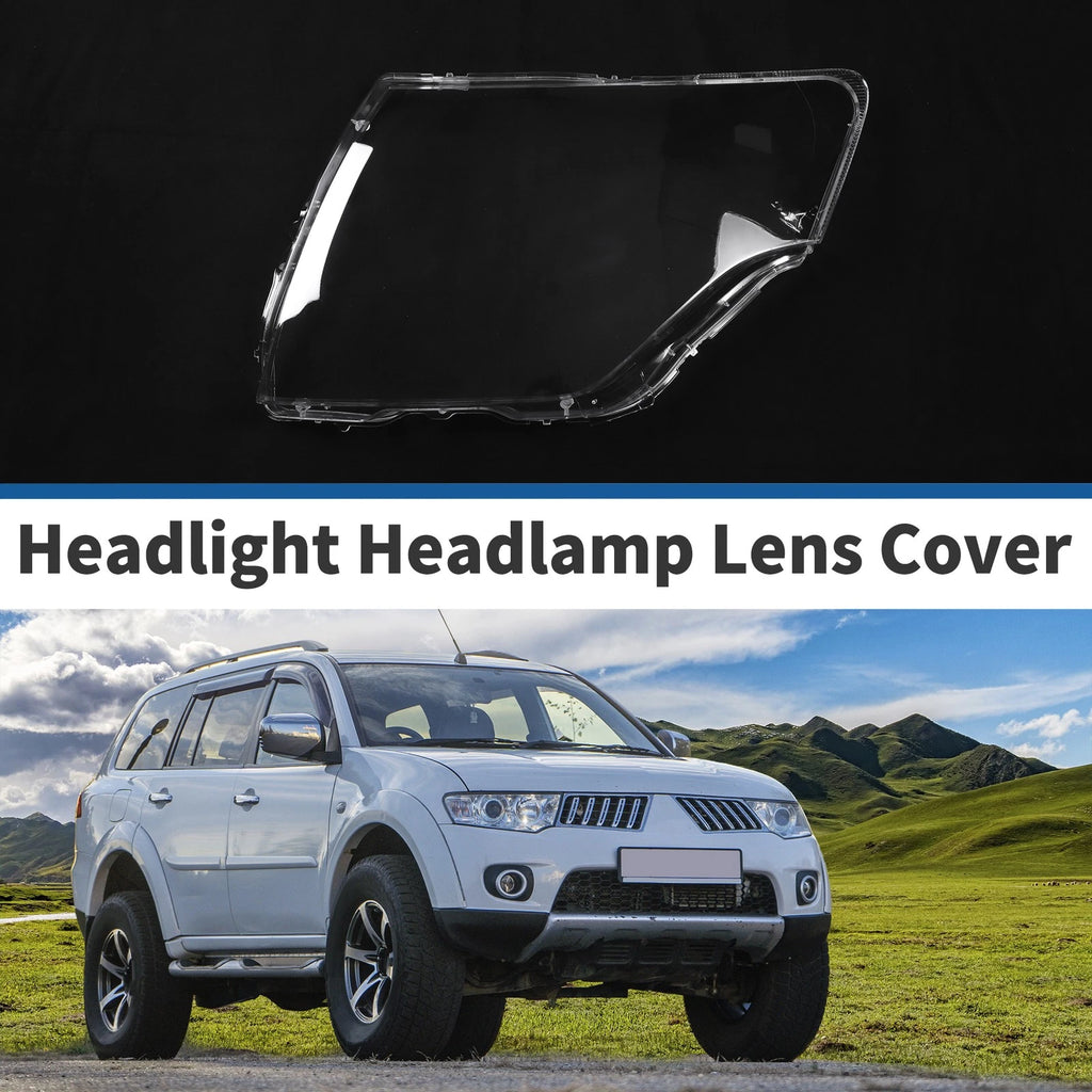 1 Pcs Headlight Lens Cover for Mitsubishi Pajero (2007–2018)