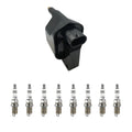 Set of 8 Hitachi Ignition Coils & Bosch Spark Plugs for B2500 RAM 1500 Dakota V8