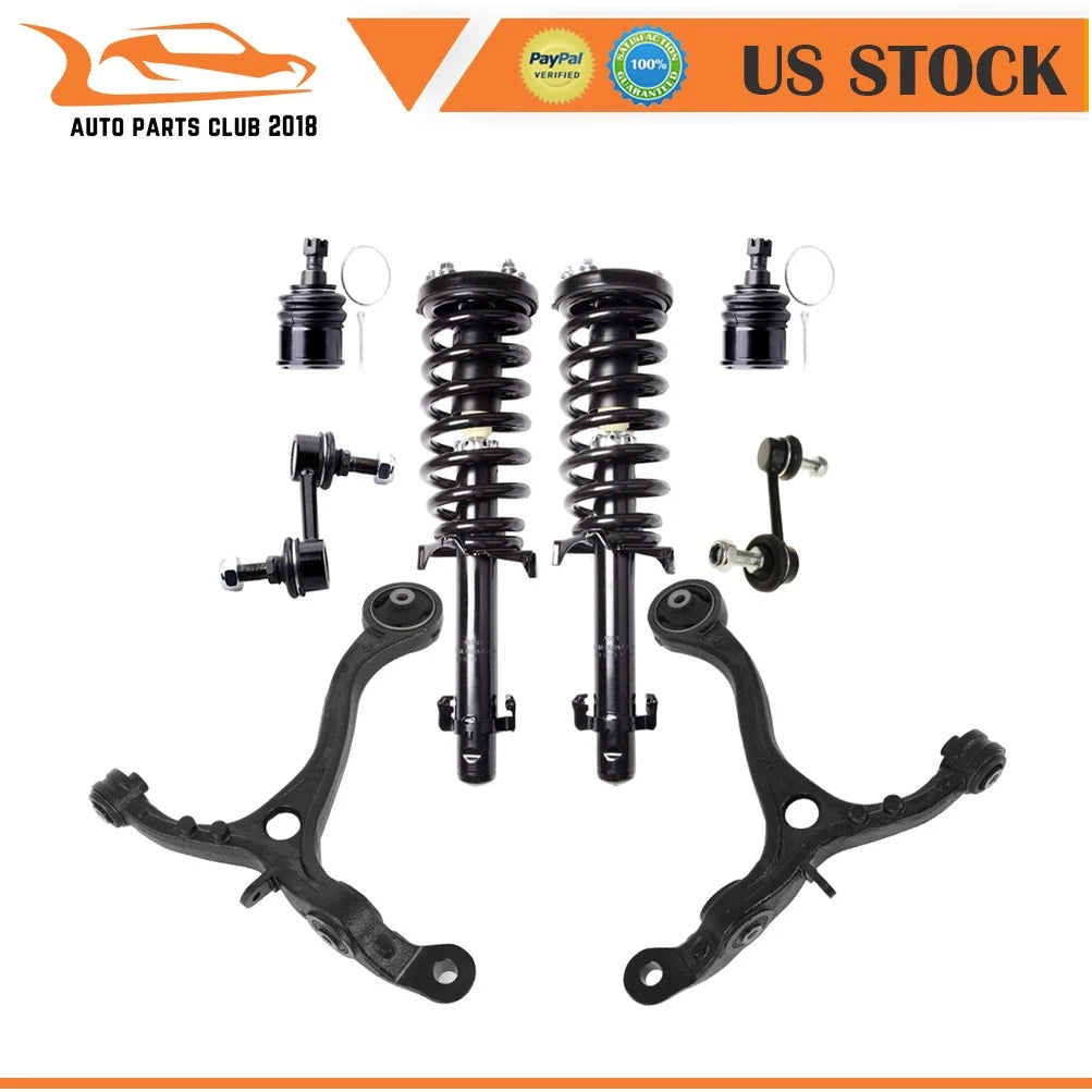 Front Struts, Lower Control Arms, Ball Joint, Sway Bars for Honda Accord (2008–2012)