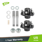 Pre-Greased Hub Assembly Set for 5-Bolt Vehicles (4.5 Inch, 1 Inch Spindle)
