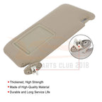 Sun Visor for 2009-2016 Toyota Venza (Tan Beige Ivory, Right, Sunroof)