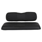 Universal Vinyl Golf Cart Seat and Back Cushion Covers Black