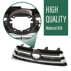 Front Bumper Upper Grille for Toyota Highlander (2017–2019) Black & Chrome