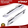 Set of 2 Chrome Fender Trim Molding for BMW F10 F11 (2011–2017)