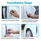 Reflective Carbon Fiber Door Edge Guard Bump Protector Sticker Universal