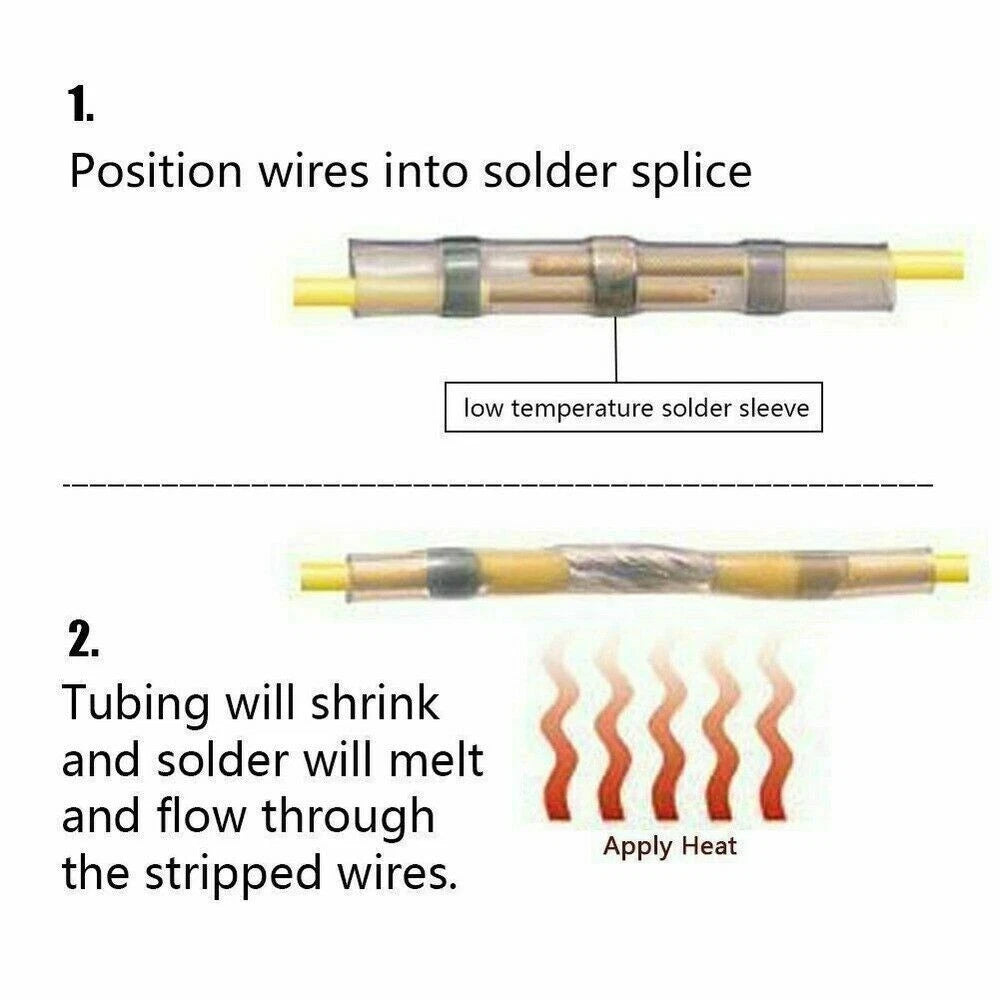 Heat Shrink Waterproof Wire Connectors for Automotive Terminals